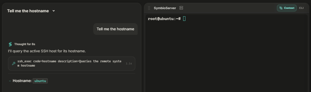Symbio remote access and SSH connection manager